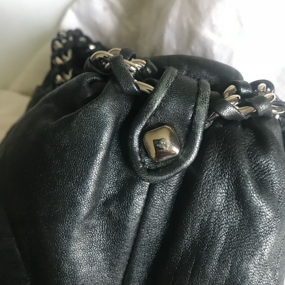 Authentic Leather MCM cross body with Chain Strap - Picture 5 of 8